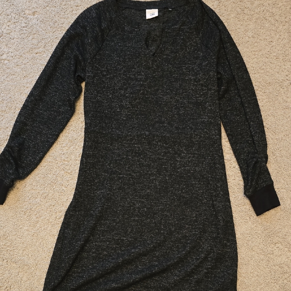CAbi Charcoal Knit Top